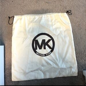 Michael kors drawstring dust bag extra large new